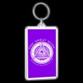 One Great Work Keychain – Purple