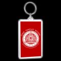 One Great Work Keychain – Red